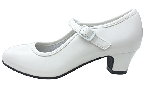 La Senorita Spanische Flamenco Schuhe - Weiß - Größe 40 - Innenmaß 25 cm